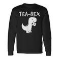 Tea-Rex Dino レジャー ファン クール 長袖Tシャツ ギフトのアイデア