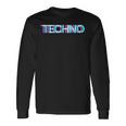Techno Edm Music Rave Party Raver Dj テクノハウス 長袖Tシャツ ギフトのアイデア