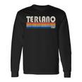 Terlano、イタリア レトロ 70年代80年代スタイル 長袖Tシャツ ギフトのアイデア