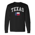 Texas Flag Of Texas Worn Classic 長袖Tシャツ ギフトのアイデア