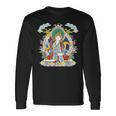 Thangka ブッダ ヨガ 曼荼羅 瞑想 仏教 ナマステ 長袖Tシャツ ギフトのアイデア