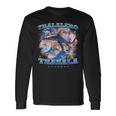 Tralalero Trala Italian Brainrot Meme Shark With Three Legs Long Sleeve T-Shirt Gifts ideas
