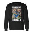 Tralalero Tralala イタリアンブレインロットミーム 長袖Tシャツ ギフトのアイデア