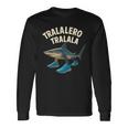 Tralalero Tralala イタリアンブレインロットミーム 長袖Tシャツ ギフトのアイデア