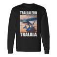 Tralalero Tralala Bootleg Brainrot イタリアン ブレイン ミーム 長袖Tシャツ ギフトのアイデア