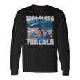 Tralalero Tralalahark Meme イタリアンブレインロットtシャツ 長袖Tシャツ ギフトのアイデア