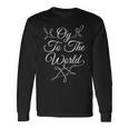 Trendy Oy To The World Holiday 長袖Tシャツ ギフトのアイデア