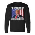 Trump The Best Is Yet To Come アメリカの国旗 ドナルド・トランプ 長袖Tシャツ ギフトのアイデア