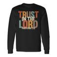 Trust In The Lord 箴言 3 長袖Tシャツ ギフトのアイデア