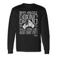 Vintage Bare Knuckle Boxingin Guantes De Boxeo Camiseta de manga larga Ideas de regalos