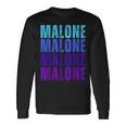 Vintage Malone Personalized Name I Love Malone Long Sleeve T-Shirt Gifts ideas