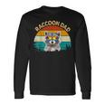 Vintage Retro Wild Animalummerunglass Common Raccoon Dad 長袖Tシャツ ギフトのアイデア