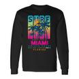 Wear Miami Florida Miami Colorfulunrise Graphic 長袖Tシャツ ギフトのアイデア