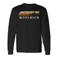 Woolrich Pa ヴィンテージ エバーグリーン サンセット 80年代 レトロ 長袖Tシャツ ギフトのアイデア