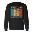 Wrestling It's What Do ビンテージレスリングレスラー 長袖Tシャツ ギフトのアイデア