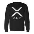 Xrpロゴ暗号通貨暗号 長袖Tシャツ ギフトのアイデア