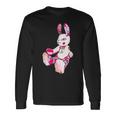 うさぎ星人ピンクちゃん 長袖Tシャツ ギフトのアイデア