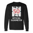 おもしろい 50歳の誕生日 オールドメーター 50歳 50歳 誕生日 50歳 50歳 長袖Tシャツ ギフトのアイデア