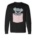 かわいいコアラ コアラベア ポケットアニマル メンズ レディース ティーン キッズ 長袖Tシャツ ギフトのアイデア