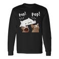 かわいいボンゴ猫遊びポップ猫ミーム 長袖Tシャツ ギフトのアイデア