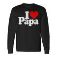 アイラブハートパパ父の日パパパパ 長袖Tシャツ ギフトのアイデア