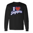 アイ・ラブ・シンガポール 長袖Tシャツ ギフトのアイデア