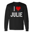 アイ・ラブ・ジュリー 長袖Tシャツ ギフトのアイデア