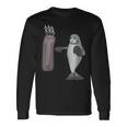 アザラシ ボクシング ホビーボックス スポーツ 海獣 長袖Tシャツ ギフトのアイデア