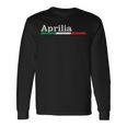 アプリリアチッタイタリアーナバンディエーライタリアマリエッタ 長袖Tシャツ ギフトのアイデア