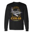 アメリカ海軍航空母艦 Cvn-68 ニミッツ Uss Nimitz 長袖Tシャツ ギフトのアイデア