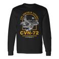 アメリカ海軍航空母艦 Cvn-72 エイブラハム・リンカーン Uss Abraham Lincoln 長袖Tシャツ ギフトのアイデア