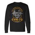 アメリカ海軍航空母艦 Cvn-73 ジョージ・ワシントン Uss George Washington 長袖Tシャツ ギフトのアイデア