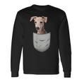 イタリアングレイハウンド ウィペットチェストバッグ 犬の飼い主用 長袖Tシャツ ギフトのアイデア