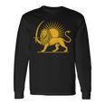 イラン国旗 ライオン サン ペルシャプライド イランtシャツ 長袖tシャツ 長袖Tシャツ ギフトのアイデア