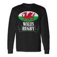 ウェールズ ラグビー チーム Cmon Cymru フラッグ 長袖Tシャツ ギフトのアイデア