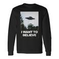 エイリアン Ufo ハンターシャツ I Want To Believe 長袖Tシャツ ギフトのアイデア