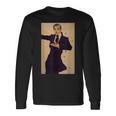 エゴン・シーレによる画家の肖像1910 長袖Tシャツ ギフトのアイデア