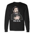 オビエル おもしろ ユーモア 歴史 ジョーク 恐怖 日本史 宣教師 怯える オビエル 長袖Tシャツ ギフトのアイデア