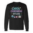 カオスコーディネーター 魔法のように混乱を整える人へ 長袖Tシャツ ギフトのアイデア