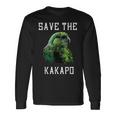 カカポ オウム ニュージーランド カカポ 鳥ave The Kakapo 長袖Tシャツ ギフトのアイデア
