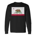 カリフォルニア州「ベアリパブリック」州旗 長袖Tシャツ ギフトのアイデア
