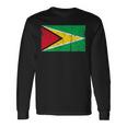 ガイアナ国旗グラフィック メンズ レディース キッズ 長袖Tシャツ ギフトのアイデア