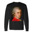 クラシック作曲家 ヴォルフガング・アマデウス・モーツァルト 1756-1791 長袖Tシャツ ギフトのアイデア
