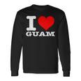グアム I Heart Guam I Love Guam 長袖Tシャツ ギフトのアイデア