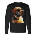 サングラスをかけたラブラドール・レトリバー 愛犬ラブラドール 長袖Tシャツ ギフトのアイデア
