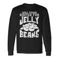 ジェリービーン キャンディービーンズ ビーガンフレーバー 長袖Tシャツ ギフトのアイデア