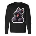 スコティッシュテリア 面白い スコティッシュテリア カワイイ 子犬 犬 長袖Tシャツ ギフトのアイデア