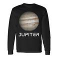 ソーラーシステム プラネット 木星 宇宙 長袖Tシャツ ギフトのアイデア