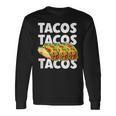 タコス Tacos 長袖Tシャツ ギフトのアイデア