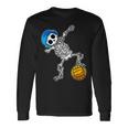 ダビング 水球 スケルトン ハロウィン 骨 ダブダンス 長袖Tシャツ ギフトのアイデア